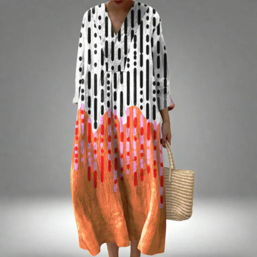 Lily | Geometrinen Tunika-mekko